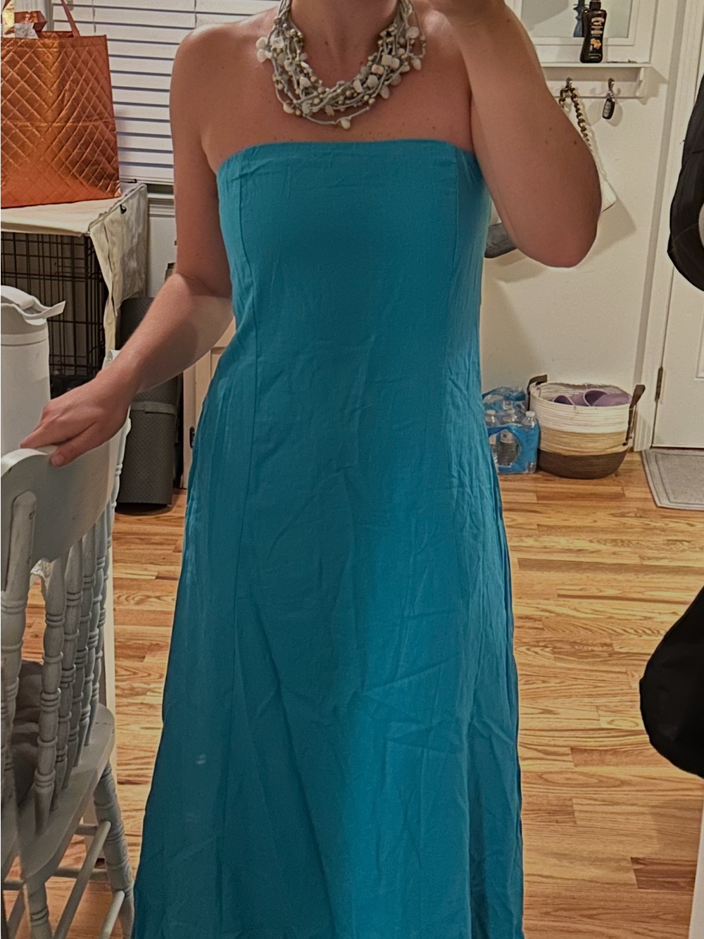 1. State Teal Maxi Dress